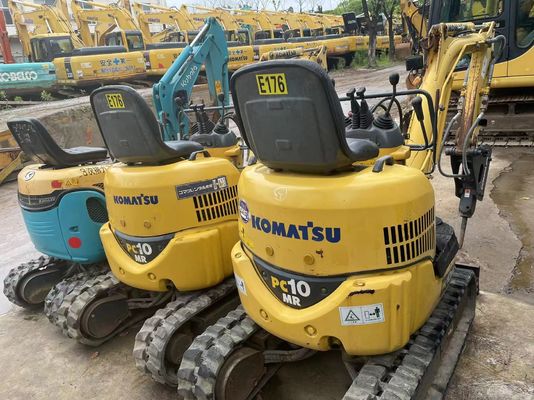 Japón Komatsu PC10MR-2 máquina de excavación de segunda mano para trabajar en interiores