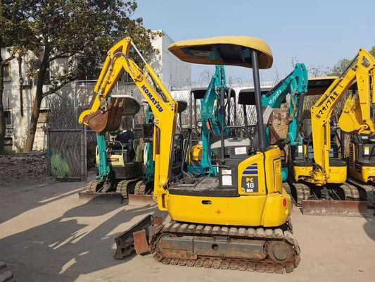Excavadora original japonesa PC18MR-3 de segunda mano para minería y construcción