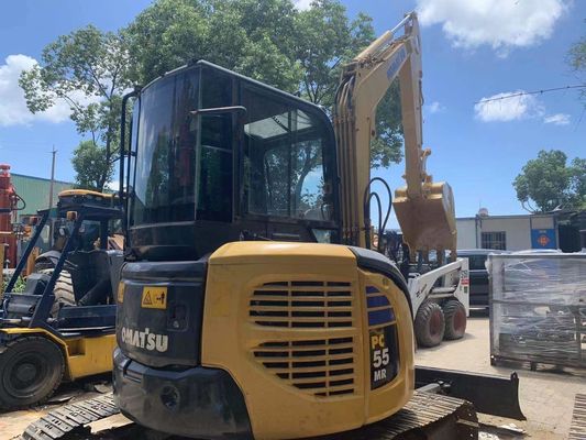 PC50MR-2 Komatsu Mini Excavadora Cabina Cerrada Usada para el sitio de construcción