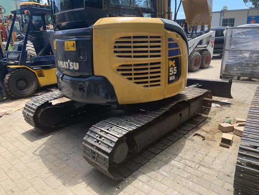 PC50MR-2 Komatsu Mini Excavadora Cabina Cerrada Usada para el sitio de construcción