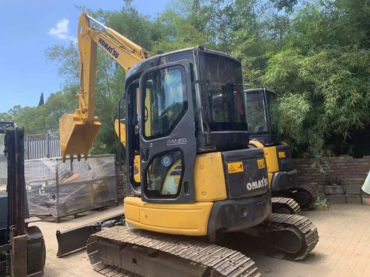 PC50MR-2 Komatsu Mini Excavadora Cabina Cerrada Usada para el sitio de construcción