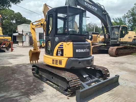 Usado Komatsu PC55MR 2 Mini Original Japón Eficiencia energética de alto rendimiento