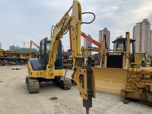 Komatsu PC55MR-2 Excavadora usada Japón Mini tamaño con martillo hidráulico