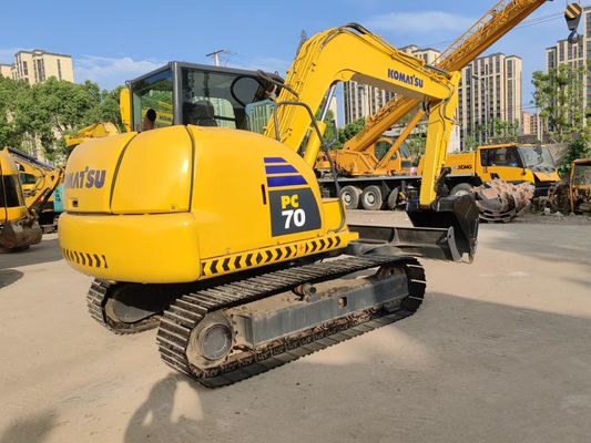 Excavadora original japonesa de segunda mano Komatsu PC70-8 Excavadora tipo Crawler