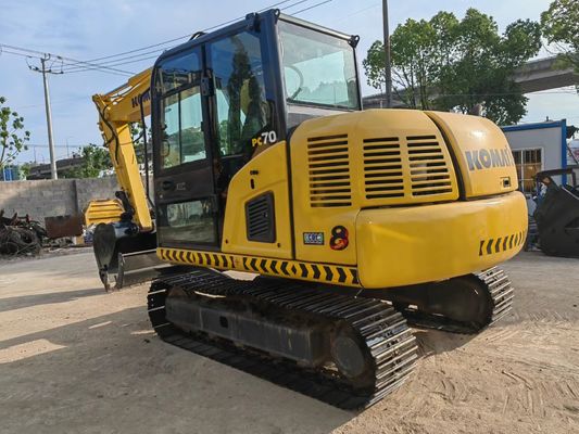 Excavadora original japonesa de segunda mano Komatsu PC70-8 Excavadora tipo Crawler