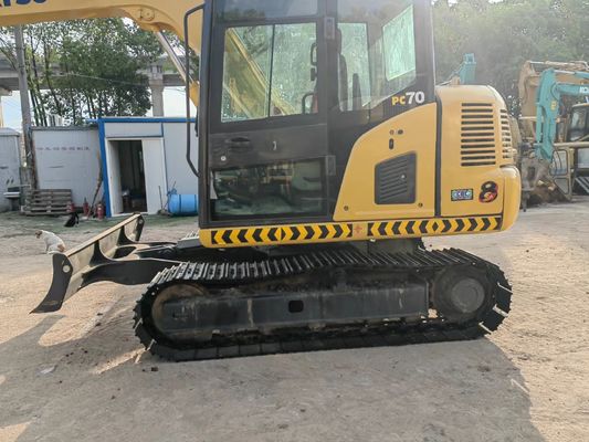 Excavadora original japonesa de segunda mano Komatsu PC70-8 Excavadora tipo Crawler