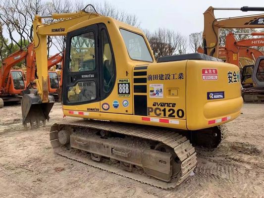 12 toneladas usadas Komatsu PC120-6 Excavadora hidráulica de rastreo Garantía de seguridad