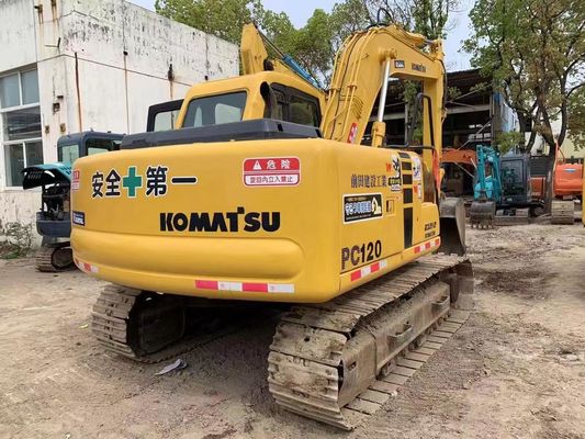12 toneladas usadas Komatsu PC120-6 Excavadora hidráulica de rastreo Garantía de seguridad
