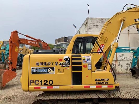 12 toneladas usadas Komatsu PC120-6 Excavadora hidráulica de rastreo Garantía de seguridad