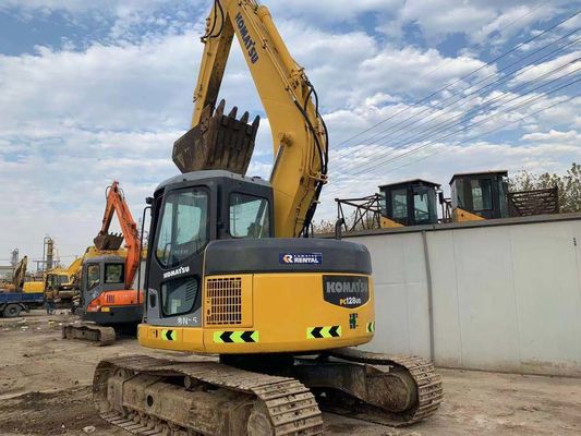 PC128US-2E Excavadora de Komatsu Usada Crawler Excavadora de 13 toneladas de alta precisión