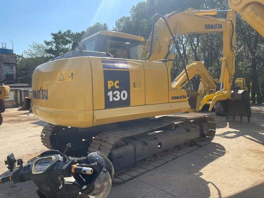 PC130-7 original de Japón Excavadora Komatsu Usada con pulgar hidráulico