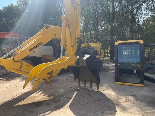 PC130-7 original de Japón Excavadora Komatsu Usada con pulgar hidráulico