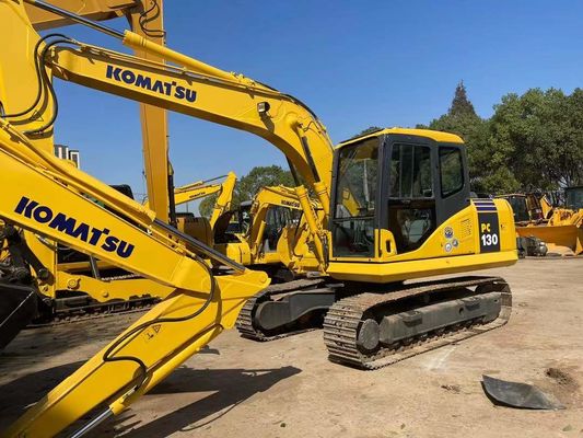 PC130-7 original de Japón Excavadora Komatsu Usada con pulgar hidráulico
