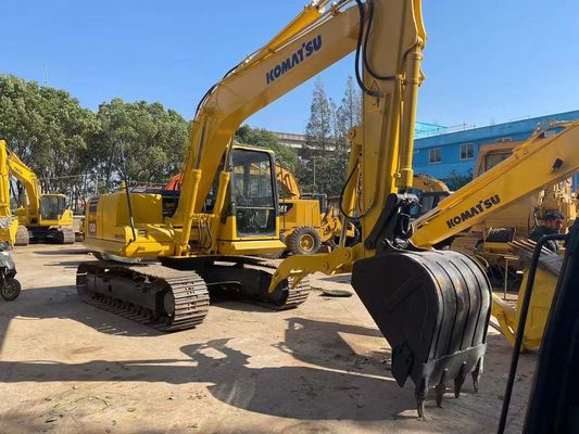 PC130-7 original de Japón Excavadora Komatsu Usada con pulgar hidráulico
