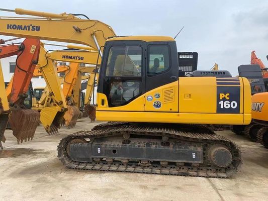 Japón Komatsu PC160LC-7 Mini Excavadora de rastreo de segunda mano con motor potente