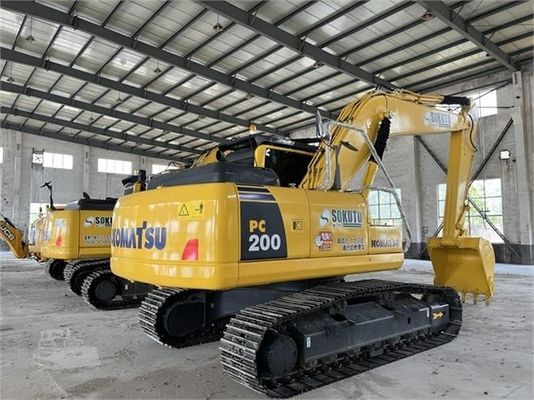 PC200-8 Excavadora Komatsu de segunda mano usada original de Japón excavadoras de segunda mano mantenibles
