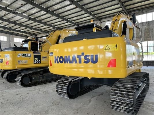 PC200-8 Excavadora Komatsu de segunda mano usada original de Japón excavadoras de segunda mano mantenibles