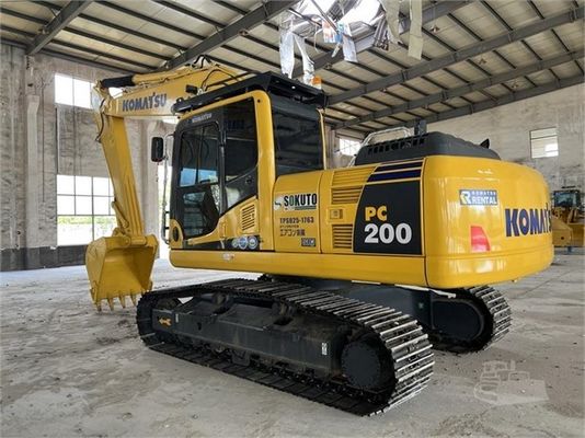 PC200-8 Excavadora Komatsu de segunda mano usada original de Japón excavadoras de segunda mano mantenibles