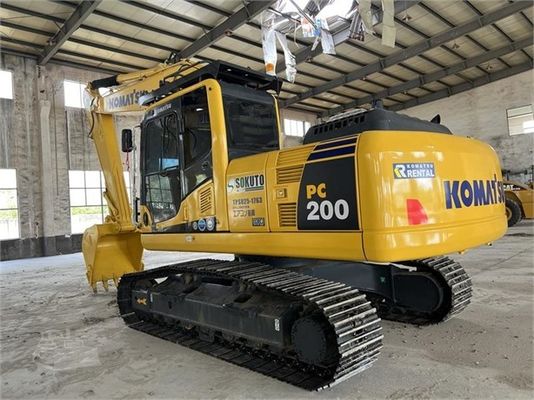 PC200-8 Excavadora Komatsu de segunda mano usada original de Japón excavadoras de segunda mano mantenibles