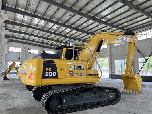 PC200-8 Excavadora Komatsu de segunda mano usada original de Japón excavadoras de segunda mano mantenibles