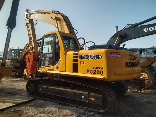 Japón Usado Komatsu PC220 6 Excavadora Fácil operación con martillo hidráulico