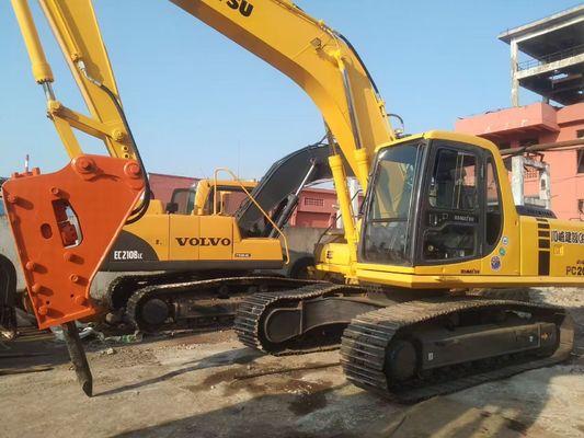 Japón Usado Komatsu PC220 6 Excavadora Fácil operación con martillo hidráulico