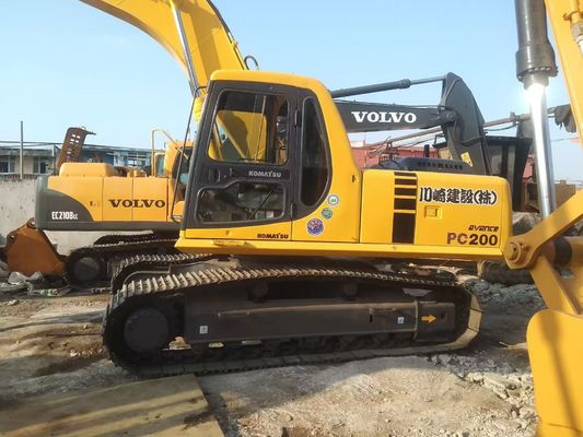 Japón Usado Komatsu PC220 6 Excavadora Fácil operación con martillo hidráulico