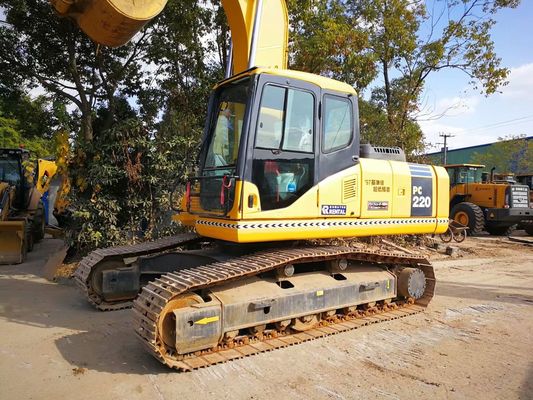 PC220-7 Excavadora Komatsu Usada de rastreo de Japón original de fácil mantenimiento
