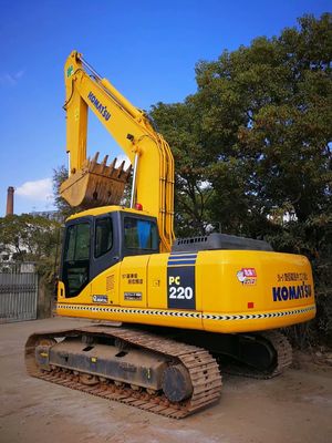 PC220-7 Excavadora Komatsu Usada de rastreo de Japón original de fácil mantenimiento