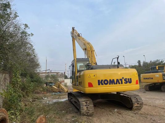 Originario de Japón Excavadora usada Komatsu PC220-7 Rastreador con 18 metros de largo brazo