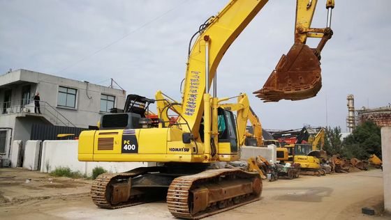 Color original Excavadora Komatsu usada PC400-8 Crawler Excavadora de 40 toneladas