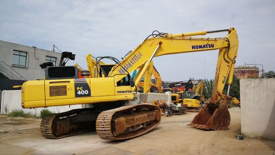 Color original Excavadora Komatsu usada PC400-8 Crawler Excavadora de 40 toneladas