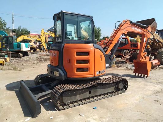 Hitachi ZX55USR-5A Mini Excavadora de rastreo Usada en buen estado Mini Excavadora usada