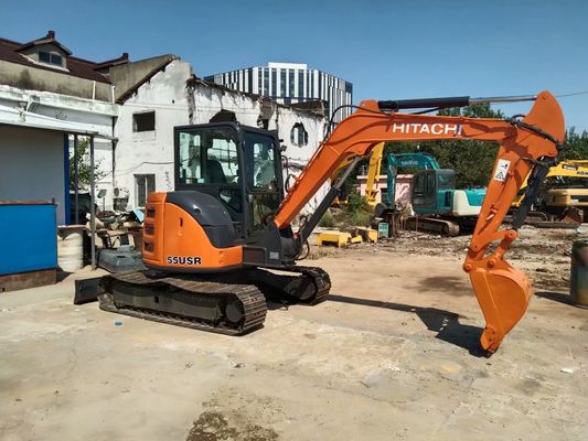 Hitachi ZX55USR-5A Mini Excavadora de rastreo Usada en buen estado Mini Excavadora usada