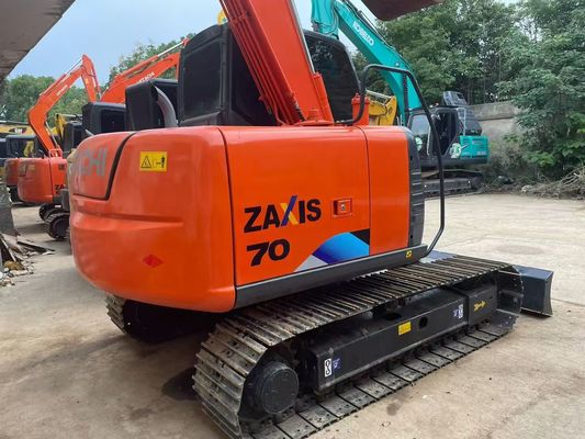 Excavadora japonesa original ZX70 Excavadora usada Hitachi Rastreador con hoja