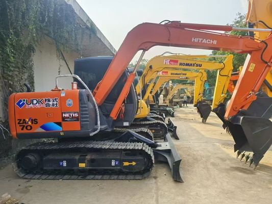 Excavadora japonesa original ZX70 Excavadora usada Hitachi Rastreador con hoja