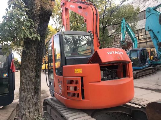 Japón Excavadora usada ZX75US-3 Excavadora Hitachi Crawler de bajo consumo