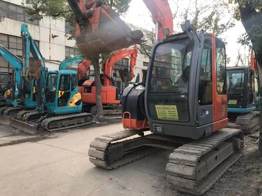 Japón Excavadora usada ZX75US-3 Excavadora Hitachi Crawler de bajo consumo