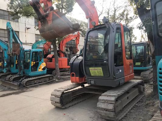 Japón Excavadora usada ZX75US-3 Excavadora Hitachi Crawler de bajo consumo