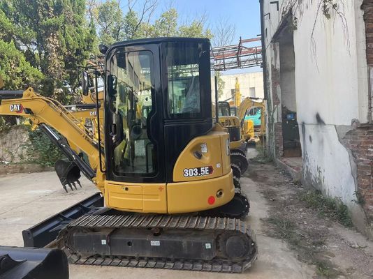 Eficiencia energética Excavadora CAT utilizada Caterpillar 303.5 E CR a prueba de óxido