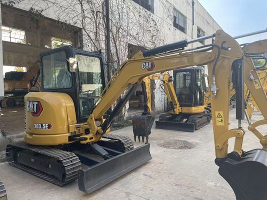 Eficiencia energética Excavadora CAT utilizada Caterpillar 303.5 E CR a prueba de óxido