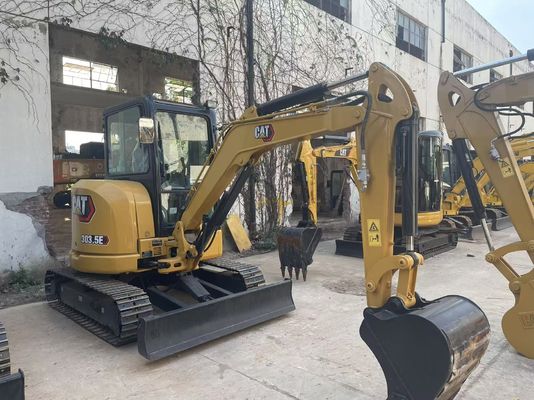 Eficiencia energética Excavadora CAT utilizada Caterpillar 303.5 E CR a prueba de óxido