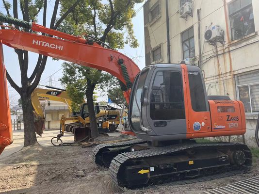 Excavadora japonesa usada original Hitachi ZX120 en buen estado
