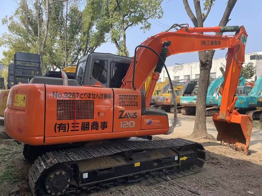 Excavadora japonesa usada original Hitachi ZX120 en buen estado