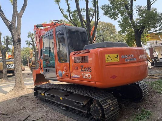 Excavadora japonesa usada original Hitachi ZX120 en buen estado