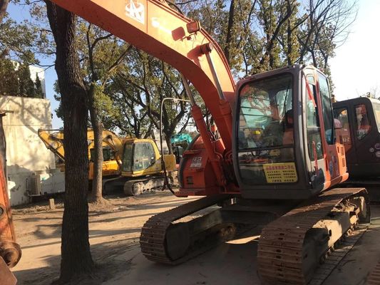 ZX135US excavadora de segunda mano en buen estado Hitachi Crawler Excavadora de color original
