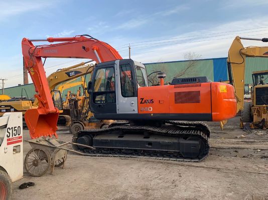 Usado Hitachi ZX240HG Crawler montado Excavadora hidráulica Repintado Color