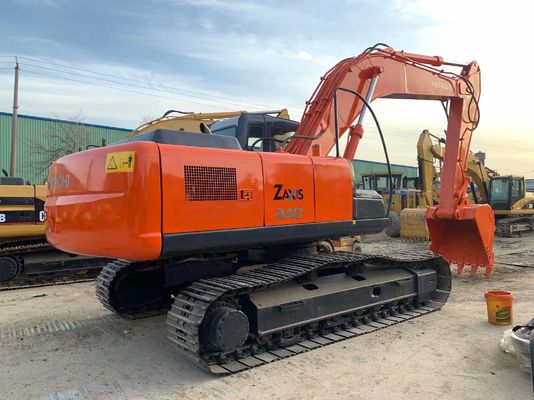 Usado Hitachi ZX240HG Crawler montado Excavadora hidráulica Repintado Color