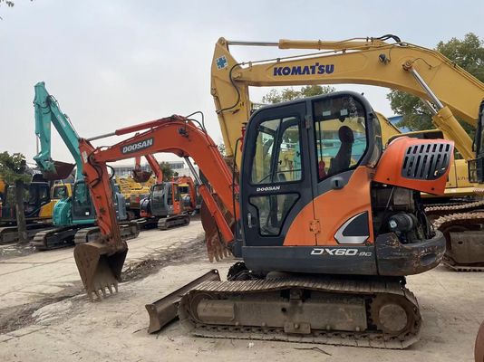 2018 año usado mini excavadora Doosan DX60-9C En excelente estado/ Usado mini excavadora Doosan para la venta