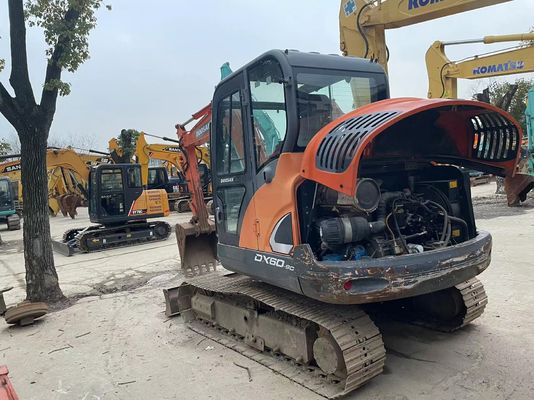 2018 año usado mini excavadora Doosan DX60-9C En excelente estado/ Usado mini excavadora Doosan para la venta